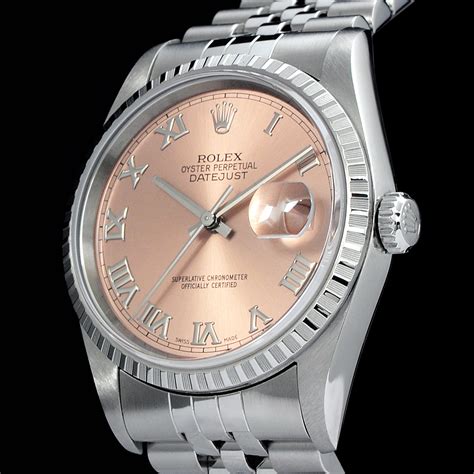 rolex datejust quadrante rosa numeri arabi 6 9 con datario|rolex datejust italia.